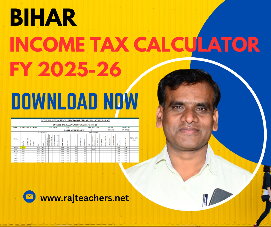 Incometax Calculator For Bihar Fy 2025-26